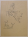Foto 6: Max Kellerer (1905-1971): Konvolut 10 Bleistift-Zeichnungen, Bauarbeiter-Studien, datiert 1959