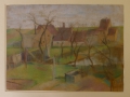 Foto 2: Frieda Klinkert-Riess (1892-1969): 2 x Pastell-Zeichnungen, Landschaften Großröda Thüringen, datiert 1944 und 1949