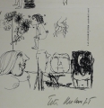 Foto 2: Peter Koehne (1917-1984): Graphik - Lithographie, Werktitel Franz Liederkranz: Kritzelbogen Nr. 3, datiert 1975