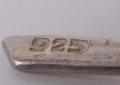 Foto 3: Brosche / Anstecker, um 1970, Rose, 925er Sterlingsilber