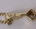 Foto 3: Halskette, mit Perlenanhänger und Diamant, 585er Gold, Ende 20. Jahrhundert