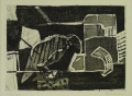 Foto 1: Wolfgang Leber (* 1936): Graphik - Radierung, Vogel, Berlin