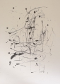 Foto 2: Gerda Lepke (* 1939): 2 Graphiken - Lithographien, abstrakte Liniengeflechte, datiert 1975