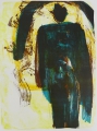 Foto 1: Elke Lixfeld (* 1942): Graphik - Farblithographie, Ohne Titel, für Tabor-Kalender 1992
