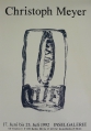 Christoph Meyer (* 1954): Graphik - Siebdruck, Ausstellungsplakat, Berlin 1992