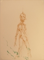 Rainer Gottlieb Mordmüller (* 1941): 6er Satz Graphiken - Lithographien, Figuren-Kompositionen im Stile Giacomettis, von 1977/78