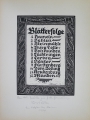 Fritz Röhrs (1896-1959): 12 Graphiken - Holzschnitte, Mappenwerk "Weserland" - Landschaftsveduten, datiert 1924