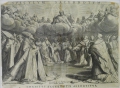 Johann I Sadeler (1550-1600): Graphik - Kupferstich, Titel "Speculum Sacerdotum"