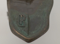 Foto 2: Bronze Kerzenständer, 20. Jahrhundert, mit Monogramm