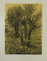 Franz Skarbina (1849-1910): Graphik - Farblithographie, "Spielende Kinder", datiert 1905, Berliner Künstler