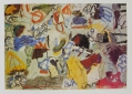 Foto 7: Jan Voss (* 1936): 3 Offset-Lithographien in Ausstellungsheft, Galerie Adrien Maeght - Paris 1983