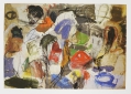 Foto 8: Jan Voss (* 1936): 3 Offset-Lithographien in Ausstellungsheft, Galerie Adrien Maeght - Paris 1983