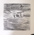 Andreas Paul Weber (1883/93-1980): Graphik - Lithographie, "Der Bilderliebhaber"