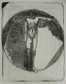 Claus Weidensdorfer (* 1931): Graphik - Lithographie, "Ohne Titel", Druck von 1990