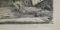 Foto 3: Paul Ernst Wilke (1894-1971/72): 2 Graphiken - Lithographien, Veduten Rothenburg o.d. Tauber, datiert auf 1923