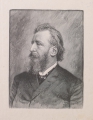 Foto 2: Martin Hönemann (1858-1937): 3 x Graphiken - Künstlerhanddruck und Stiche, Standesporträt der Renaissance nach Hans Holbein d. J. und Männer-Bildnisse des 19. Jahrhunderts