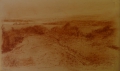 Foto 1: Höhbeik attr.: signierte Rötel-Zeichnung, Landschaft, Anfang 20. Jahrhundert