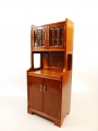 Foto 2: Jugendstil Aufsatz-Beistellschrank, um 1910, in Mahagoni