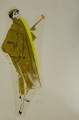 Foto 7: Annemarie Strupat: 9 Aquarelle auf 7 Blättern, Entwürfe für Mode 50er Jahre, Frauenkleidung Herbst-Winter, Mitte 20. Jahrhundert