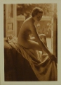 Monogrammist "LH" attr.: 3 x Heliogravüren in Sepia nach Fotos, "Frauenakte", um 1900