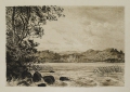 Foto 3: Bernhard Mannfeld (1848-1925): 8 x Graphiken - Radierungen, Stadt- und Landschafts-Veduten