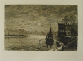 Foto 7: Bernhard Mannfeld (1848-1925): 8 x Graphiken - Radierungen, Stadt- und Landschafts-Veduten
