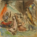 Foto 5: Heinrich Sussmann (1904-1986): 5er Satz Aquarelle, Landschafts- und Orient-Szenen