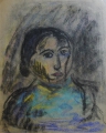 Foto 2: Heinrich Sussmann (1904-1986): 6er Satz Zeichnungen - in farbiger Kreide, Landschaft, Tunesien-Studien, Porträt
