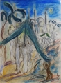 Foto 4: Heinrich Sussmann (1904-1986): 6er Satz Zeichnungen - in farbiger Kreide, Landschaft, Tunesien-Studien, Porträt