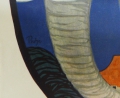 Foto 2: Walter Buhe (1882-1958): Gebrauchsgraphik - Farblithographie, Werbe-Kleinplakat für Staubsauger Romul