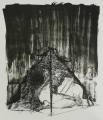 Foto 1: Claus Weidensdorfer (* 1931): Graphik - Lithographie, Ohne Titel, Druck von 1990