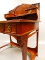 Foto 4: Bernhard Pankok (1872-1943) attr.: Jugendstil Aufsatz-Schreibtisch / Damenschreibtisch, in Mahagoni, um 1910