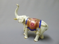 Foto 2: Porzellan-Plastik, Elefant, Volkstedt-Rudolstadt (Thüringen) - Rudolf Kämmer, 2. Hälfte 20. Jahrhundert