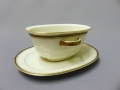Foto 4: 22-teiliges Porzellan Speise-Service, um 1930, von Hutschenreuther - Abteilung Paul Müller - Selb (Bayern), 6er Set