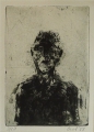 Foto 3: Peter Ouart: 5 x Graphiken - Radierungen, abstrakte Porträts, datiert 1988/89, Berlin