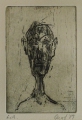 Foto 4: Peter Ouart: 5 x Graphiken - Radierungen, abstrakte Porträts, datiert 1988/89, Berlin