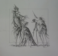Foto 1: Hans-Joachim Zeidler (1935-2010): Graphik - Lithographie, Der Photograph, Druck Taborpresse von 1987