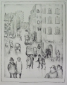 Kurt Mühlenhaupt (1921-2006): Graphik - Lithographie, "Spitta + Leutz", Druck Taborpresse Berlin von 1989