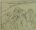 Foto 1: Abraham Palukst (1895-1926): Zeichnung - Feder mit schwarzer Tusche, Gruppe von Greisen mit Kleinkind