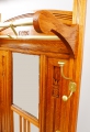 Foto 2: Jugendstil Garderobe, um 1910, in heller Eiche