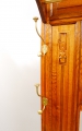 Foto 3: Jugendstil Garderobe, um 1910, in heller Eiche