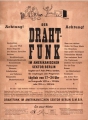 Ferdinand Barlog (1895-1955): Graphik - Werbeplakat, "Drahtfunk", Berlin 1946