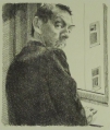 Foto 2: Johannes Grützke (* 1937): auf 5 Blättern 8 Graphiken - Lithographien (3 Doppelblätter), aus Bildserie, Drucke von 1987-1994