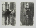 Foto 5: Johannes Grützke (* 1937): auf 6 Blättern 9 Graphiken - Lithographien (3 Doppelblätter), aus Bildserie, Drucke von 1987-1994