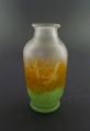 Kleine Jugendstil Glas Vase / Vitrinenvase, Nancy - Frankreich, Daum, um 1900/10