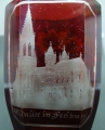 Foto 3: Biedermeier Badeglas, Böhmen, Rotbeize und Gravur nach Friedrich Egermann, Münster in Freiburg