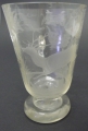 Foto 2: Biedermeier Becherglas, mit Schliffdekor