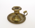 Jugendstil Kerzenständer / Handleuchter, in Messing, um 1910