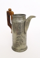 Foto 2: Biedermeier Zinn Kanne, datiert 1823