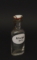 Glasflasche / Apothekenflasche "Alkohol", um 1900, "Glasindustrie Dresden"